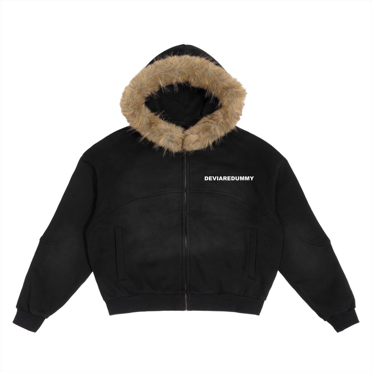 'DEVIAREDUMMY' Fur Hoodie