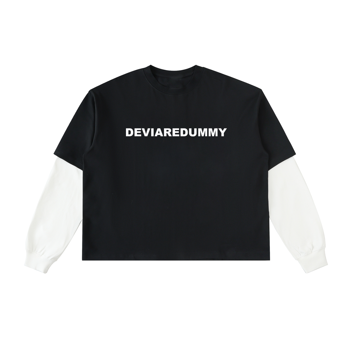 'DEVIAREDUMMY' Layered Longsleeve Tee