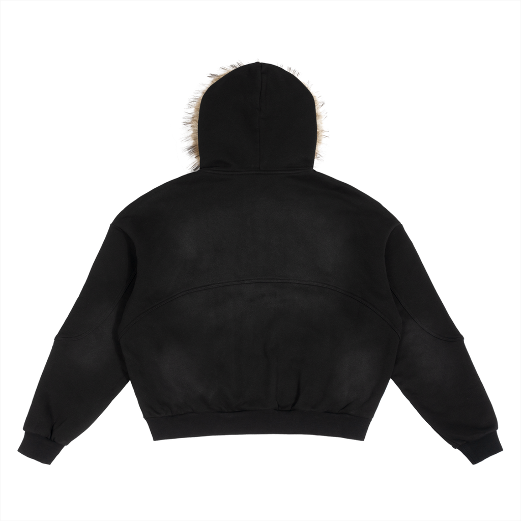 'DEVIAREDUMMY' Fur Hoodie