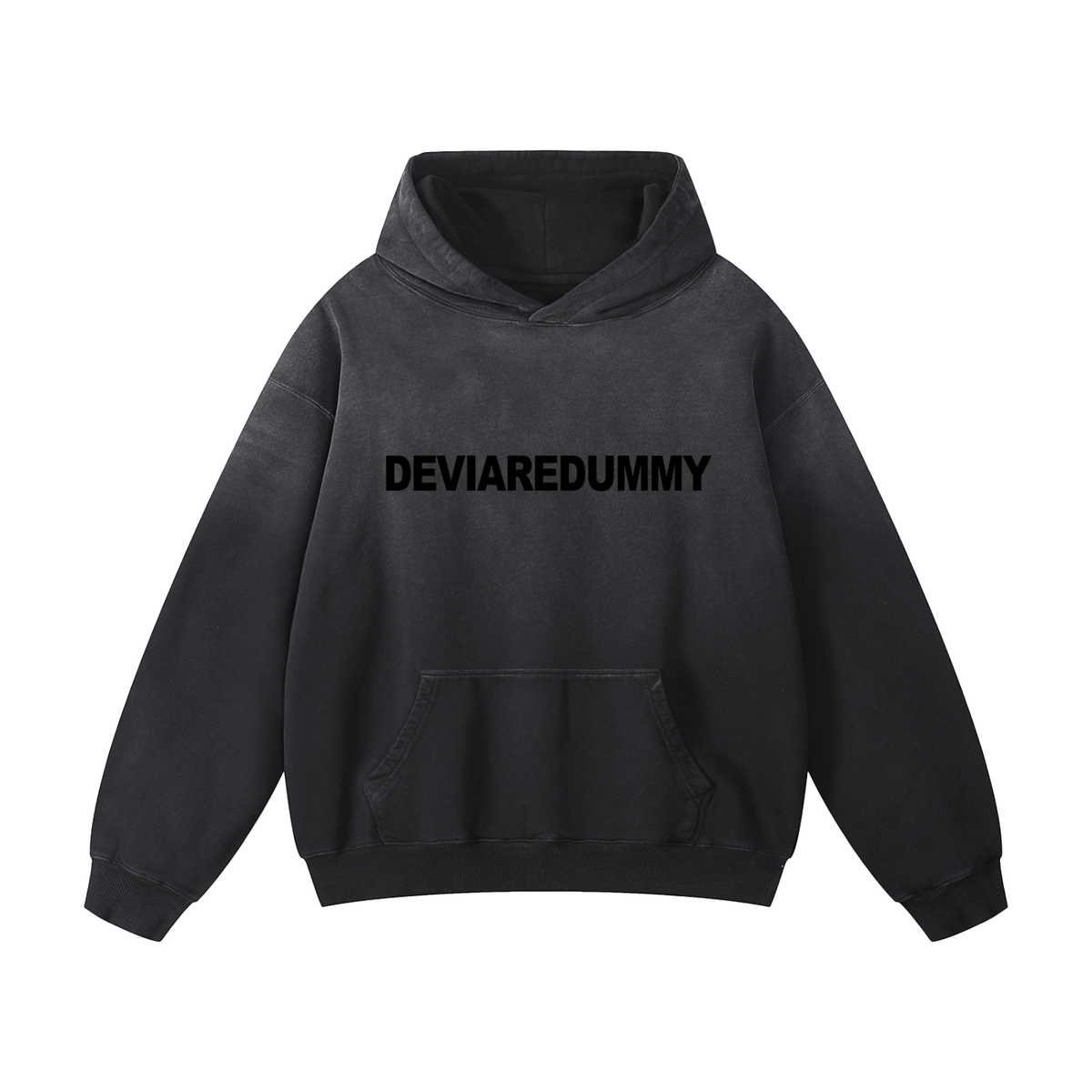 'DEVIAREDUMMY' Heavyweight Sunfade Oversized Hoodie